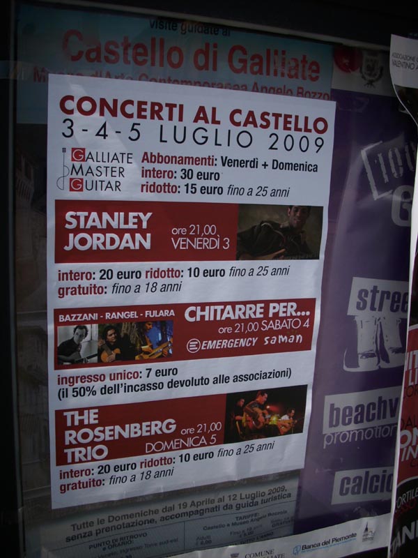Galliate Master Guitar Festival 2009 (Włochy) - classical stage