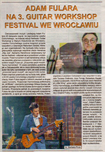 3. Guitar Workshop Festival we Wrocławiu. Czas Ostrzeszowski, 8.12.2021