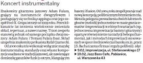 Koncerty w Łodzi i Pabianicach w czasie trasy koncertowej 2008. &quot;Dziennik Łódzki&quot;, luty 2008