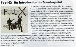 Zapowiedź nowej płyty &quot;An Introduction to Counterpoint&quot; w &quot;Gitarzyście&quot; (lipiec 2013) 