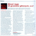 październik 2010 - "10 grzechów shreddingu" (cz. 2)