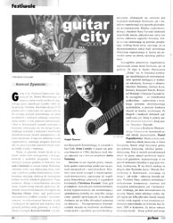 "Guitar City" - relacja z festiwalu i konkursu  - "Jazz Forum" 2/2006